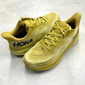Hoka One One Men's Clifton 9 Golden Lichen/Celery 1127895/GLCR - New